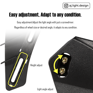 AJLIGHT DESIGN Taiwan - Faro Antiniebla Delantero para Motocicleta, 15 W/28 W, LED, Lente Bifocal, Luz Blanca Natural Auxiliar - Product Image 6