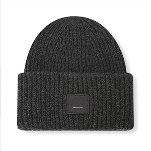 Wholesale Custom Two-Tone Acrylic Jacquard Knitted Beanie <b>Cap</b> Solid Cuff <b>Winter</b> Warm for <b>Winter</b> Outdoor Casual Daily Travel - Product Image 1