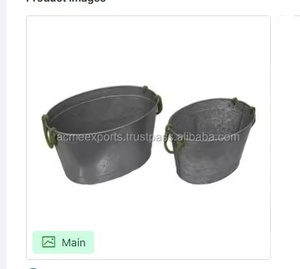 Cubo de hielo de cobre martillado con asas de anillo, enfriador duradero y elegante para bebidas, ideal para fiestas y uso en bares. - Product Image 3