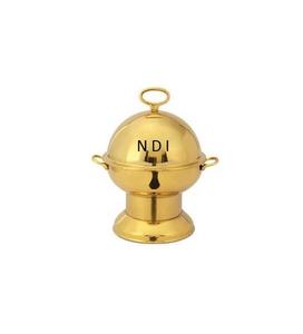 Top Quality Food Equipment <b>Catering</b> Service Food Container Metal Chafing Dish With Burner Stand Gold Plated - Product Image 3
