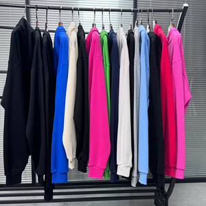 เสื้อฮู้ดดี้โอเวอร์ไซส์ผ้าฝ้ายเฟรนช์เทอร์รี่ 100% สำหรับผู้ชาย ลายกราฟิก 3 มิติ ประดับเพชร พิมพ์ลายนูน สไตล์สตรีทแวร์ คุณภาพสูงจากผู้ผลิต - Product Image 3
