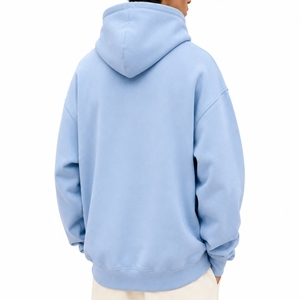 Sudadera con capucha de forro polar para hombre, de manga larga y corte relajado, para ropa urbana contemporánea, cómoda para el día a día, estilo casual. - Product Image 2