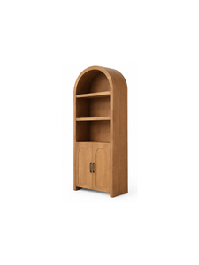 Bibliothèque moderne en teck massif, design minimaliste, meuble de salon, esthétique - Product Image 2