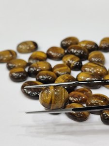 Piedra Preciosa de Ojo de Tigre Natural |   Piedra de Ojo de Tigre Suelta de Primera Calidad |   Piedras Preciosas Talladas y Pulimentadas a Medida para la Creación de Joyas - Product Image 2