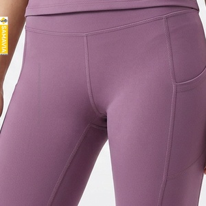 SAMAVIA Men's Yoga Set Front Print Customized Seamless Short Sleeve <b>Top</b> High Waist Full Length Leggings 3 Piece Workout Wear - Product Image 4