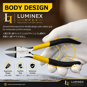LUMINEX IMPEX LUB=113 <b>Long</b> <b>Nose</b> Stainless Steel Lightweight Smooth Work Jewelry Making Polishing Pliers for Bracelet Making DIY - Product Image 6