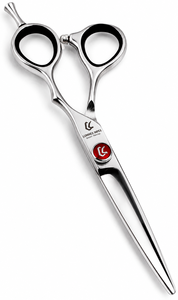 Ciseaux droits pour gauchers NYBL-55 de 5,5 pouces, JAPON, acier 440C, tranchants, dureté 58-59HRC, manche en acier inoxydable, ciseaux de barbier, cheveux, 28 - Product Image 5
