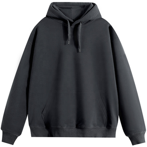 Sweat à capuche épais vierge pour homme, personnalisable avec logo, 100% coton molletonné, coupe classique, style streetwear, fabrication OEM, collection automne 2026 - Product Image 1