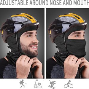 Masque Balaclava Unisexe Gris Intégral Respirant Imperméable Extérieur Spandex Polyester Couleur Unie Décontracté Couvre-tête Adulte - Product Image 4
