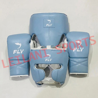 Ensemble de protection de boxe en cuir de vachette véritable de haute qualité, confortable et respirant, pour le MMA et le kickboxing (sparring) - Vente en gros