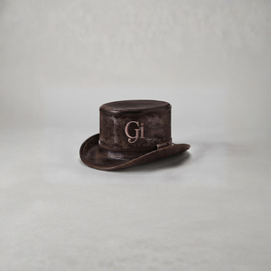Chapeaux Bob en Cuir Pleine Fleur Véritable Personnalisables avec Logo OEM pour Hommes et Femmes, Style Vintage Steampunk, Vente en Gros - Product Image 2