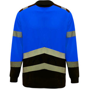 Polo de sécurité réfléchissant et imperméable pour homme, vêtement de sécurité haute visibilité à manches longues pour facteur, en vente - Product Image 1