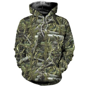 Sweat à capuche de chasse durable à manches longues, camouflage, pour la randonnée et la chasse en extérieur, pull chaud pour homme - Product Image 6