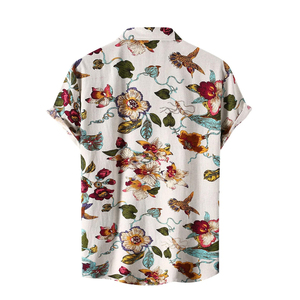 Camisa de playa para hombre, transpirable, de manga corta, ropa de vacaciones, camisa de playa para hombre, estilo tropical, camisa informal de moda, camisa de playa para hombre, Relax - Product Image 2
