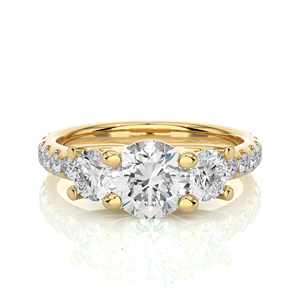 Elegante Anillo de Oro de 18K con Diamante Cultivado en Laboratorio de 2.23CT, Corte Redondo, con Certificado IGI y Claridad VS1, Joyería de Compromiso - Product Image 5