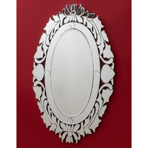 Espejo de Pared de Estilo Barroco Veneciano de Lujo |   Espejo Decorativo Vintage con Marco Tallado Antiguo para Sala de Estar y Entrada - Product Image 1