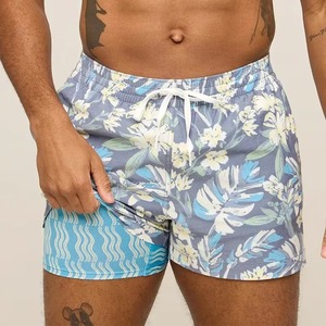 Shorts de bain tendance pour hommes, séchage rapide, légers, vêtements de plage, logo personnalisé, mode masculine, OEM, vente en gros, meilleur prix - Product Image 3