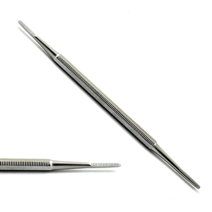 Lima de uñas de acero inoxidable de doble punta para manicura y pedicura, herramienta para uñas encarnadas - Product Image 1