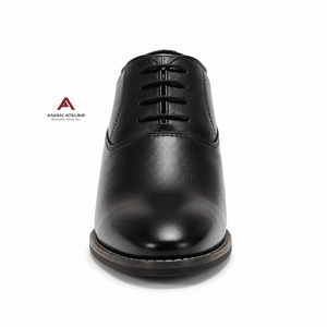 Zapatos Oxford de Hombre con Tacón Oculto y Cordones, Estilo Wingtip, Tacón Apilado, Formales de Negocios, Aumentan la Estatura, para Verano, Oficina, Boda, Ceremonia - Product Image 4