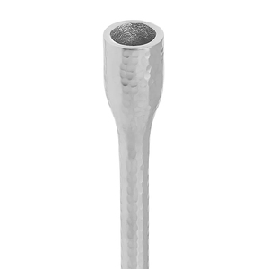 New Arrival Candle Stand for Home Decor Silver Finished Casted Aluminium Candle Stick <b>Holder</b> <b>Hammered</b> Handmade Customized - Product Image 3