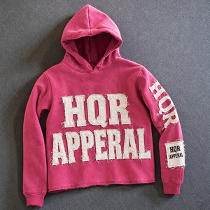 Men's <b>Pink</b> Hooded Fleece <b>Sweatshirt</b> 100% Cotton Winter Casual Pullover - Product Image 1