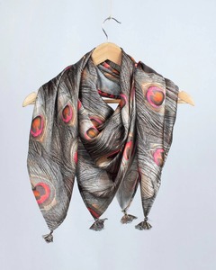 Pañuelo de Seda de Lujo para Mujer, Personalizado con Estampado, Suave y Ligero, Cuadrado, Textil de Moda, Fabricante OEM ODM, Venta al Por Mayor - Product Image 5
