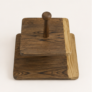 2-<b>Tier</b> Wooden <b>Cake</b> Stand Square Tiered Dessert Display Stand for Wedding Party Decorations Farmhouse Cupcake Holder On Sale - Product Image 5