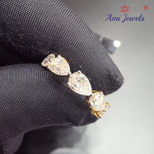 Elegant 14K Yellow Gold Diamond Engagement <b>Ring</b> Minimalist Wedding Band With Polished Finish For Everyday Wear And Special Momen - Product Image 1