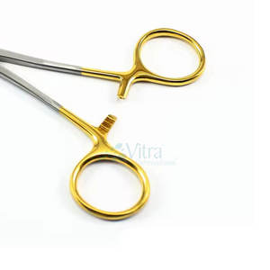 Juego de Portaagujas Manuales de Acero Inoxidable, Certificación CE, Alta Calidad, Reutilizables, Ligeros, para Uso Quirúrgico, Vitra VI-NH-07 - Product Image 5