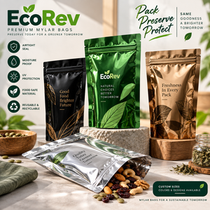 Bolsa con Cierre Hermético Laminada Modelo ECO65 de EcoRev, con Impresión Digital, para Bebidas/Café/Alimentos, Material BOPP - Product Image 2