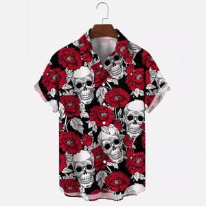 เสื้อเชิ้ตฮาวายแขนสั้นลำลองสำหรับผู้ชาย พร้อมบริการปรับแต่ง - Product Image 3