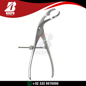 Pinza de sujeción ósea de acero inoxidable para instrumentos médicos, mini placa, curvada, 13.5cm, ortopédica quirúrgica, certificación CE, la más vendida - Product Image 6