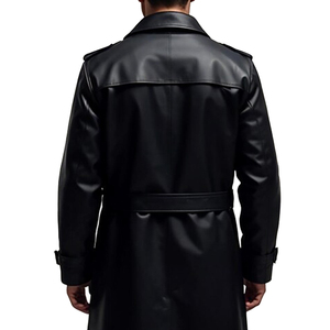 Top Best Quality <b>Men</b> Leather <b>Coat</b> Premium Genuine Leather Jacket Unique Color Custom Branding Wholesale Supplier - Product Image 6