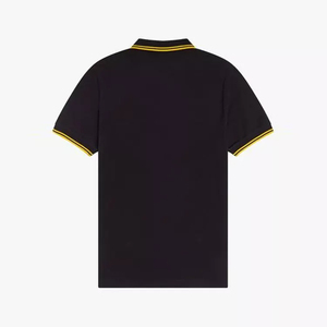Camiseta Personalizada al por Mayor con Logotipo Bordado, Color Sólido, Transpirable, para Hombre, Impresión Personalizada, Golf, 100% Algodón, Unisex, Casual - Product Image 2