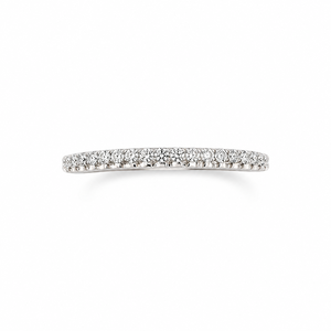 925 <b>Sterling</b> <b>Silver</b> Womens Full <b>Eternity</b> Band <b>Ring</b> with Round Cut Cubic Zirconia Classic Minimalist Style High Polish Finish Wed - Product Image 1