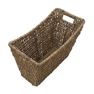 Seagrass newspaper and magazine <b>basket</b> Handmade <b>Storage</b> <b>Basket</b> Wholesale eco-friendly Made in Viet Nam - Product Image 2