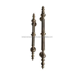 Poignée de porte en laiton fini antique de luxe supérieure disponible en plusieurs styles et tailles à prix abordable à de bons tarifs - Product Image 2