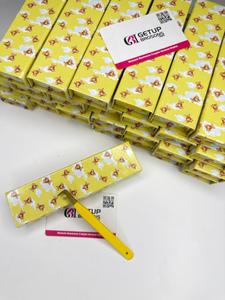GETUP BROSONS IMPEX Pince à épiler pour cils jaune, 90 degrés, en acier inoxydable de précision, antistatique, à pointe lisse de 10 mm, ensemble - Product Image 3