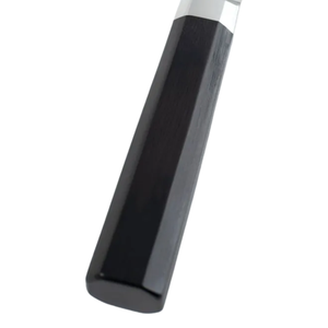Cuchillo de Chef Nakiri de 6.5 Pulgadas, Hoja Afilada de Acero Inoxidable en Capas, Mango Negro, Estilo Japonés, para Cortar y Rebanar Vegetales - Product Image 2