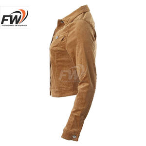 Veste en jean pour femme OEM, haute qualité, bleue, manches longues, décontractée, vestes et manteaux en denim pour femmes, grandes tailles, styles populaires - Product Image 2