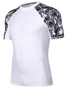 Rashguard Unisex Personalizado al por Mayor, Protección UV, Alto Rendimiento, Sublimación, Compresión, Poliéster, Fabricación en Fábrica, OEM - Product Image 4