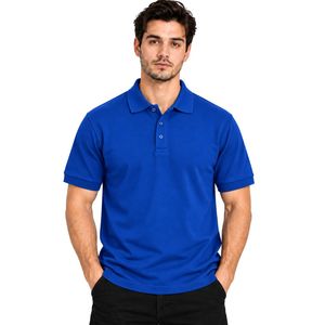 Polo décontracté haut de gamme pour homme, manches courtes, coupe classique, tissu tricoté confortable, col rabattu, pour le bureau, les voyages, le golf - Product Image 1