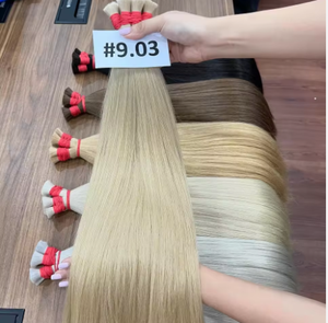 MEGA VENTA 100% Extensiones de cabello liso de hueso de trama vietnamita de alta calidad Super sedoso sin desprendimiento Listo para enviar Precio de fábrica - Product Image 5