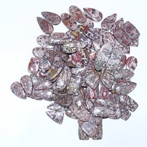 High Quality Natural Leopard Skin Jasper Quartz Gemstone Wholesale Prices Gemstone Lot Pair Customizable Sizes Earrings High - Product Image 6