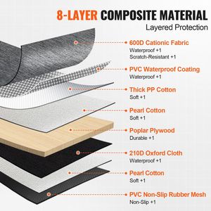 Funda impermeable para asiento trasero de coche para mascotas, hamaca para perros, 54"x24", base rígida, extensor de asiento trasero - Product Image 4