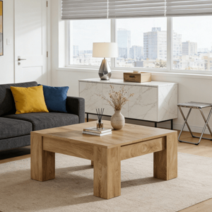 โต๊ะข้างเตียงเป็นโต๊ะกาแฟเสริมที่มีสไตล์ รุ่น D0100XFSYMY - Product Image 6