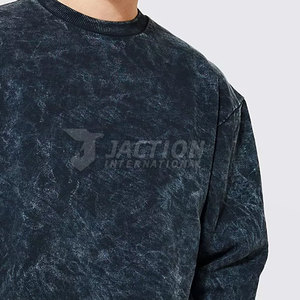 Sudaderas de Alta Calidad para Hombre, Estilo Streetwear, Lavado Ácido, Básicas, Oversize, Sudaderas con Lavado Ácido para Hombre - Product Image 2