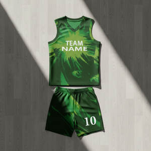 Uniforme de Baloncesto Transpirable y Duradero al por Mayor de Fábrica, Personalizable con el Nombre del Equipo - Product Image 1
