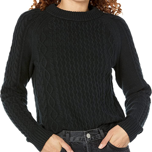 Winter Pullover <b>Cardigan</b> <b>Sweater</b> For Women 100% Cotton Knitted With Front Logo Anti-pilling From Pakistan - Product Image 1