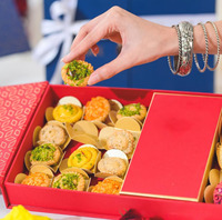 Boîte traiteur en papier écologique pour articles de boulangerie Gâteau crêpe Donuts Chocolat Sushi Truffes Gâteau en relief pour déjeuner Restauration